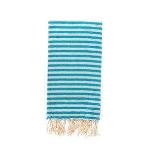 Stylish Minimalist Luxury Hand Loomed Towel- Blue